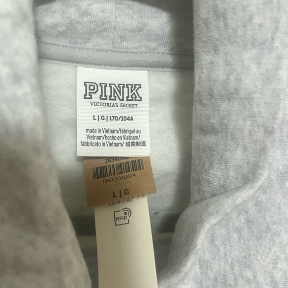 PINK large sweatshirt -tags on but no price - Picture 2 of 3